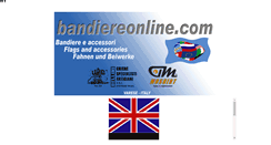 Desktop Screenshot of bandiereonline.com