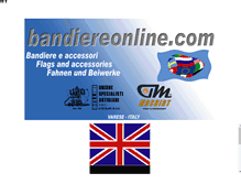 Tablet Screenshot of bandiereonline.com